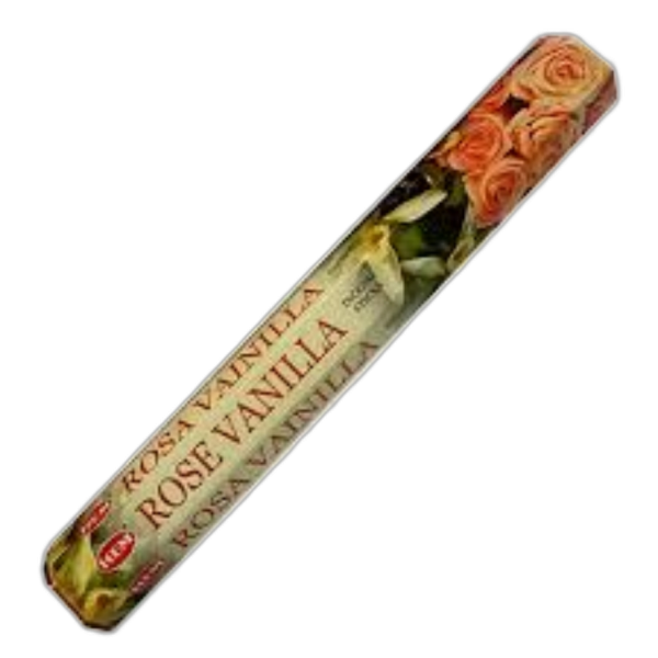 Hem Rose Vanilla Incense - Rose Lavender Store