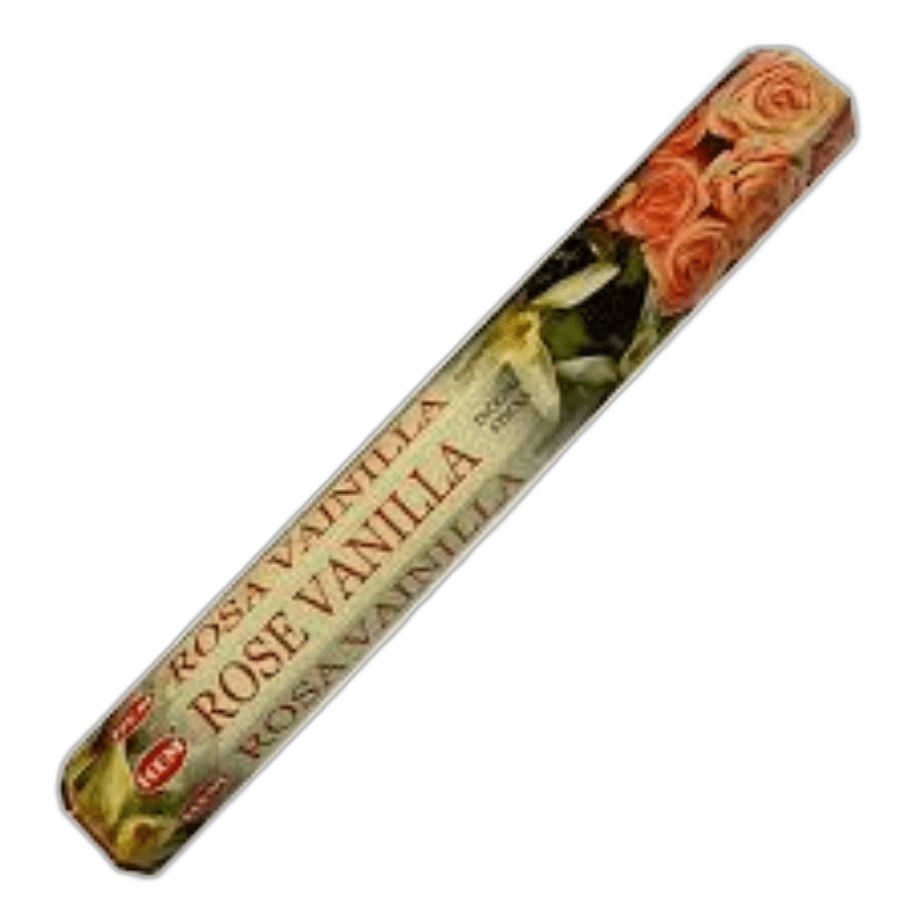 Hem Rose Vanilla Incense - Rose Lavender Store